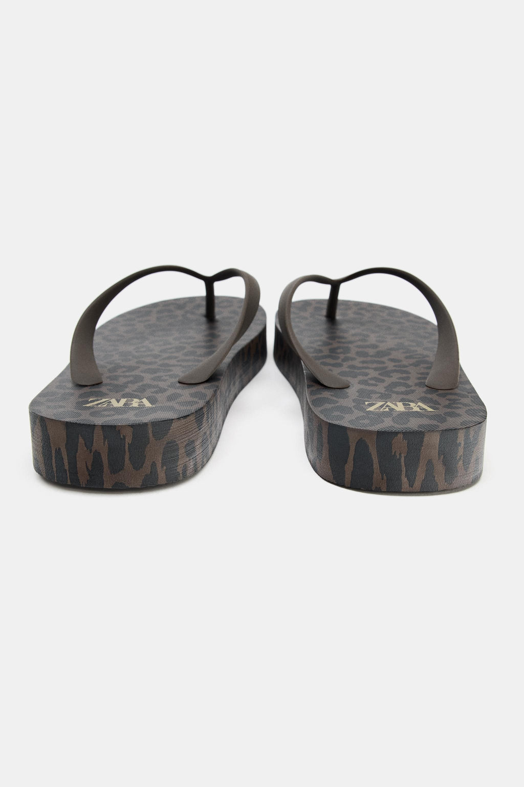 SANDALIA PLANA ESTAMPADA / Leopardo - Zara фото 6