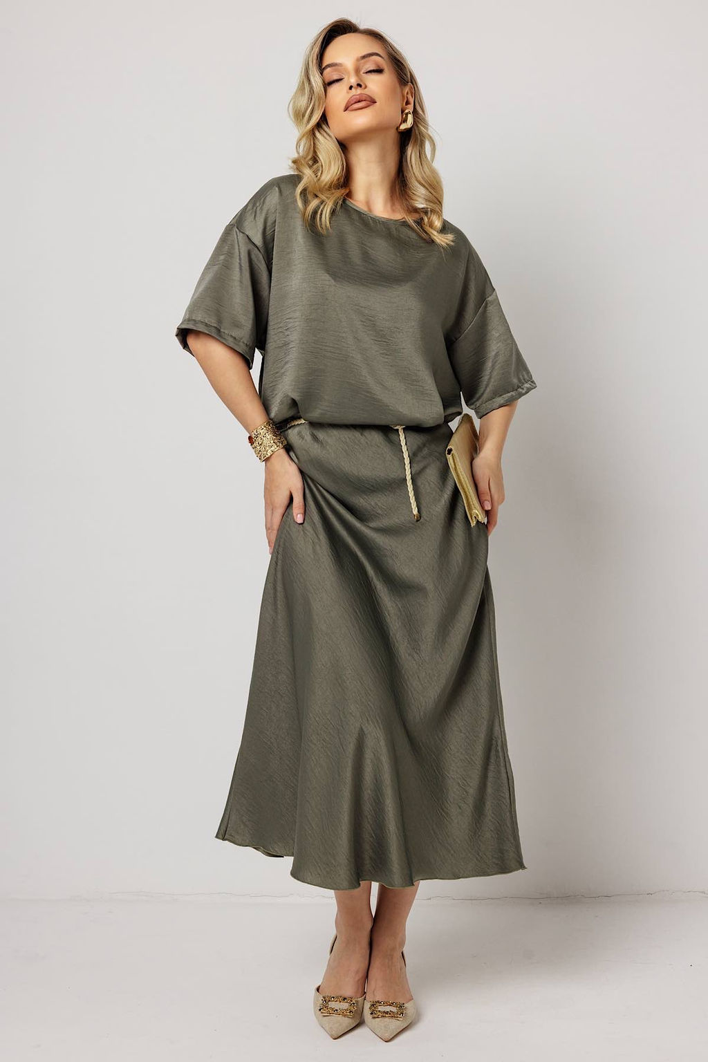 Юбка женская 198/05/Оливковый