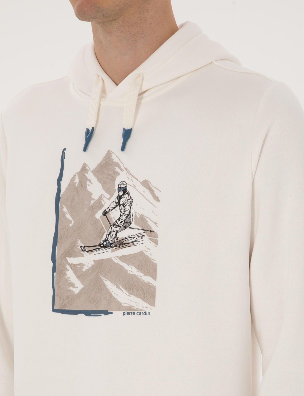 Ekru Regular Fit Sweatshirt - Pierre cardin фото 7