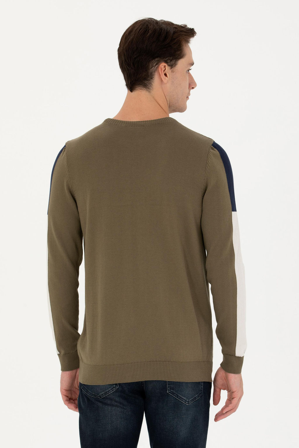 U. S. Polo Assn Мужской свитер цвета хаки - U.s. polo assn фото 19