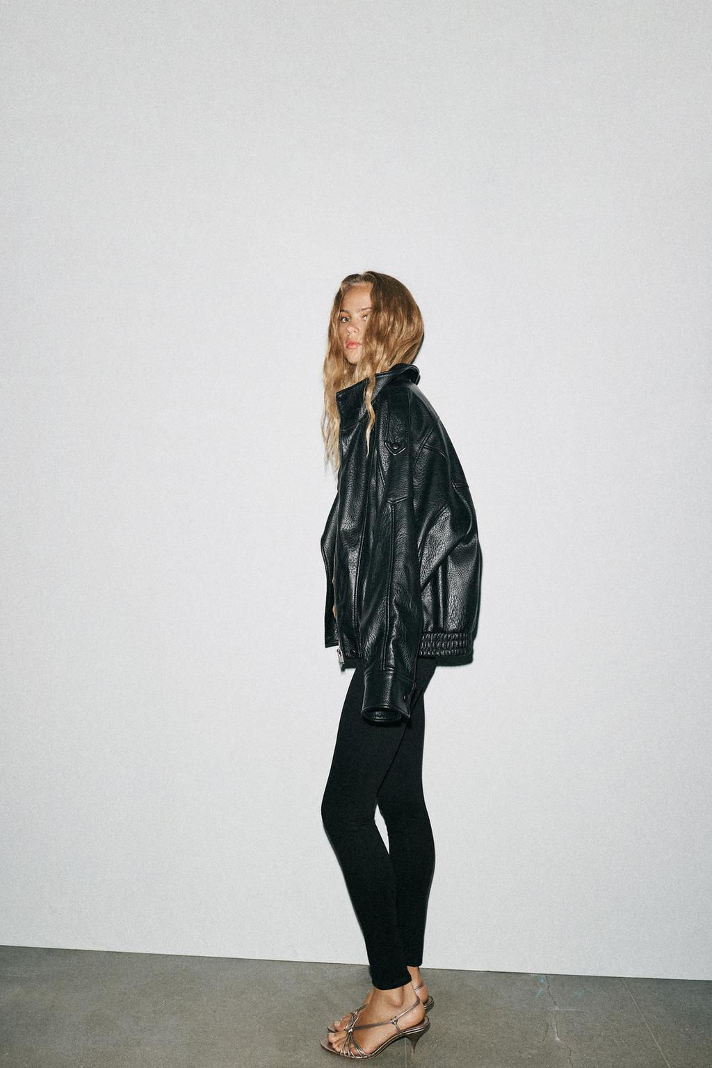 TRF HIGH-WAIST SKINNY JEANS - Zara фото 3