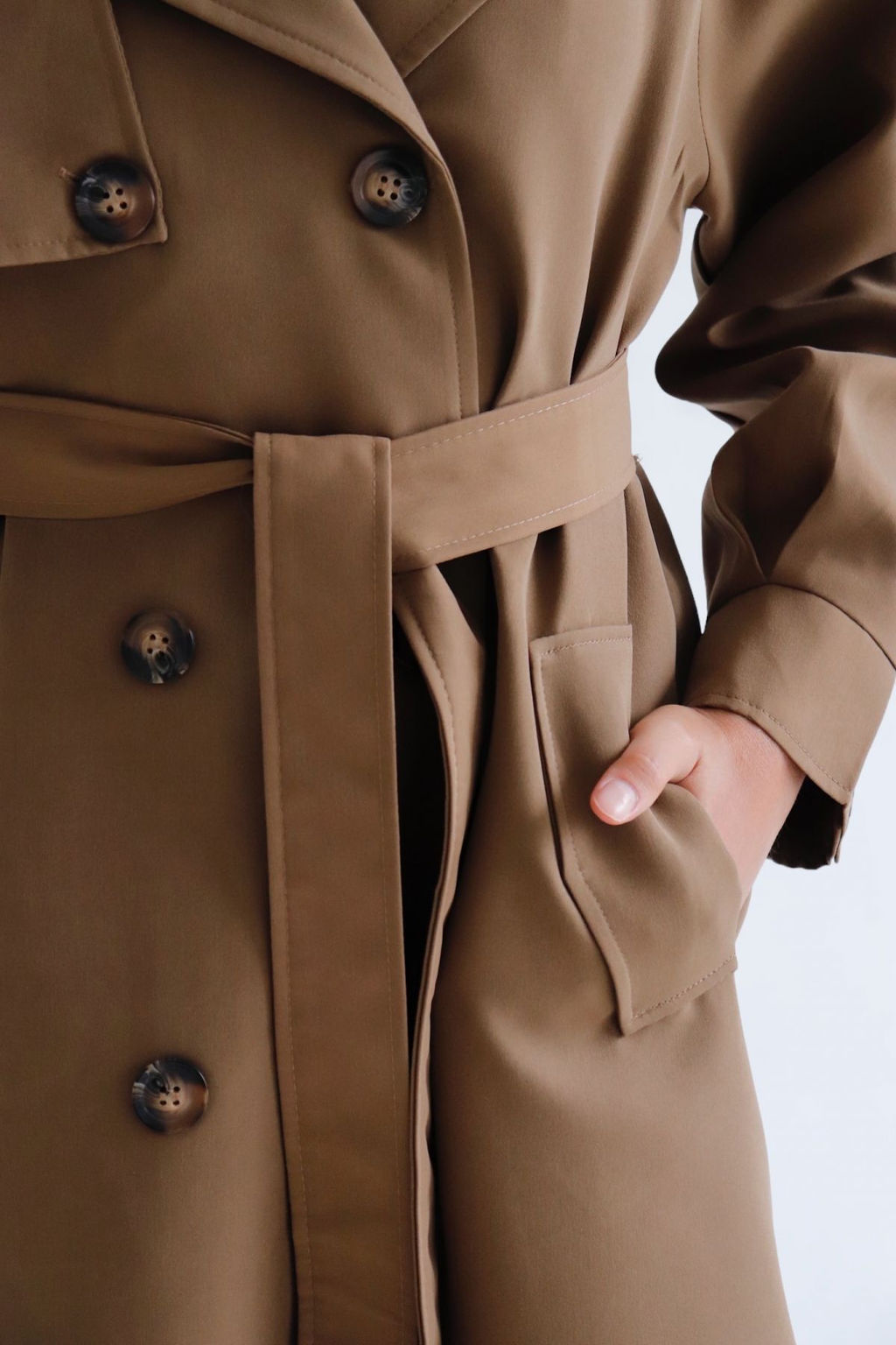 Martichelli Тренч в цвете какао  фото 4