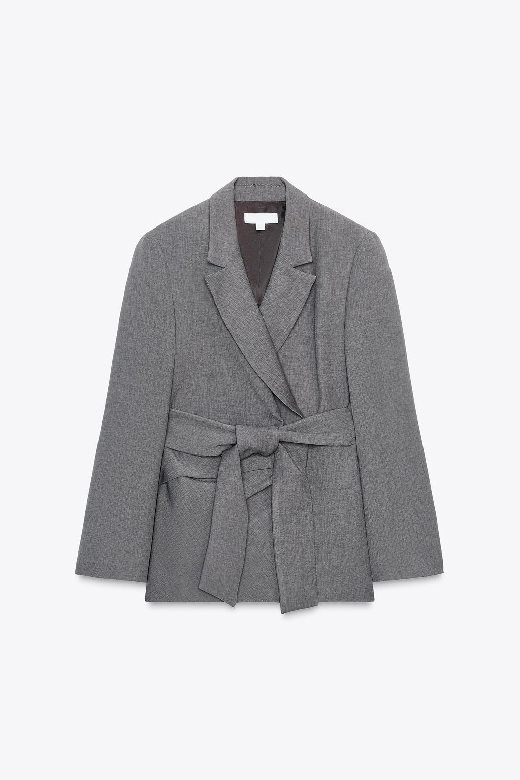 BLAZER WITH SHOULDER PADS AND BELT - Zara фото 8