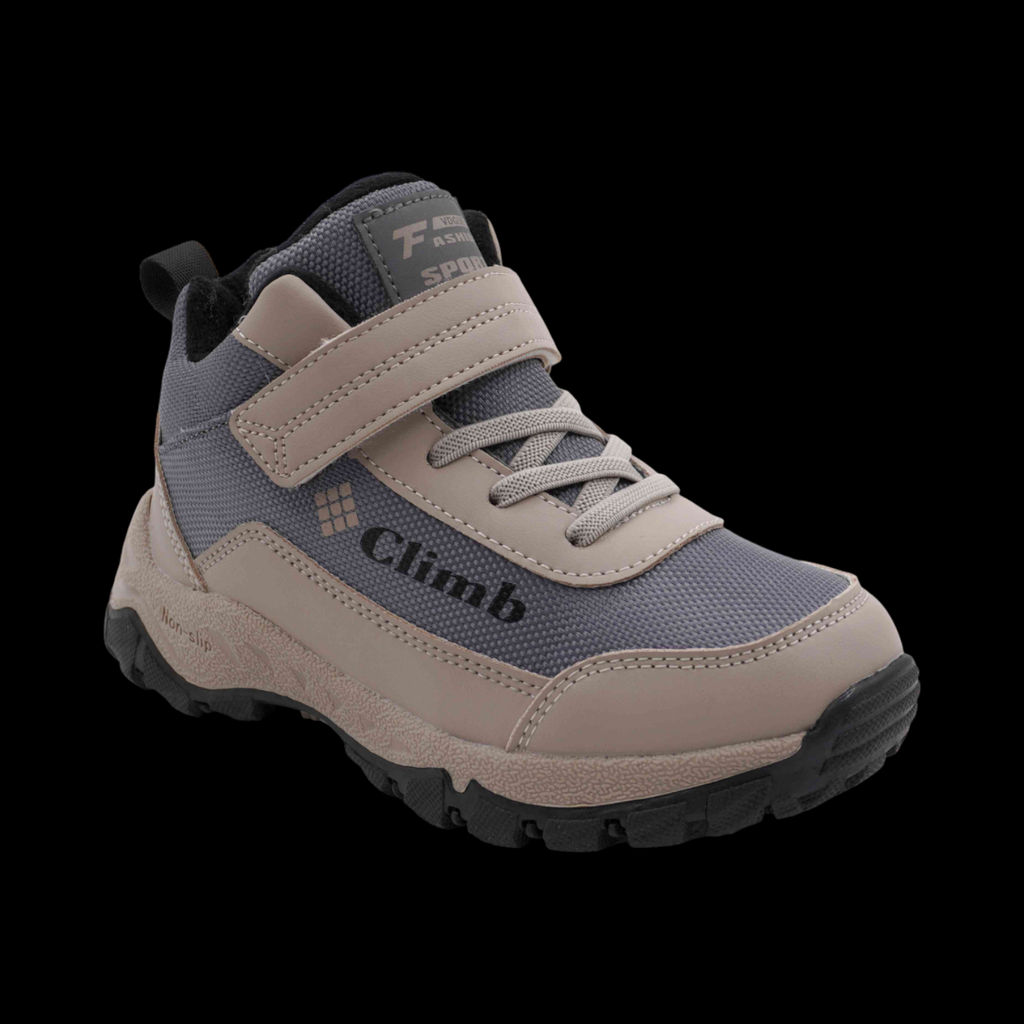 Ботинки мембранные на меху А8866-11 серо бежевые