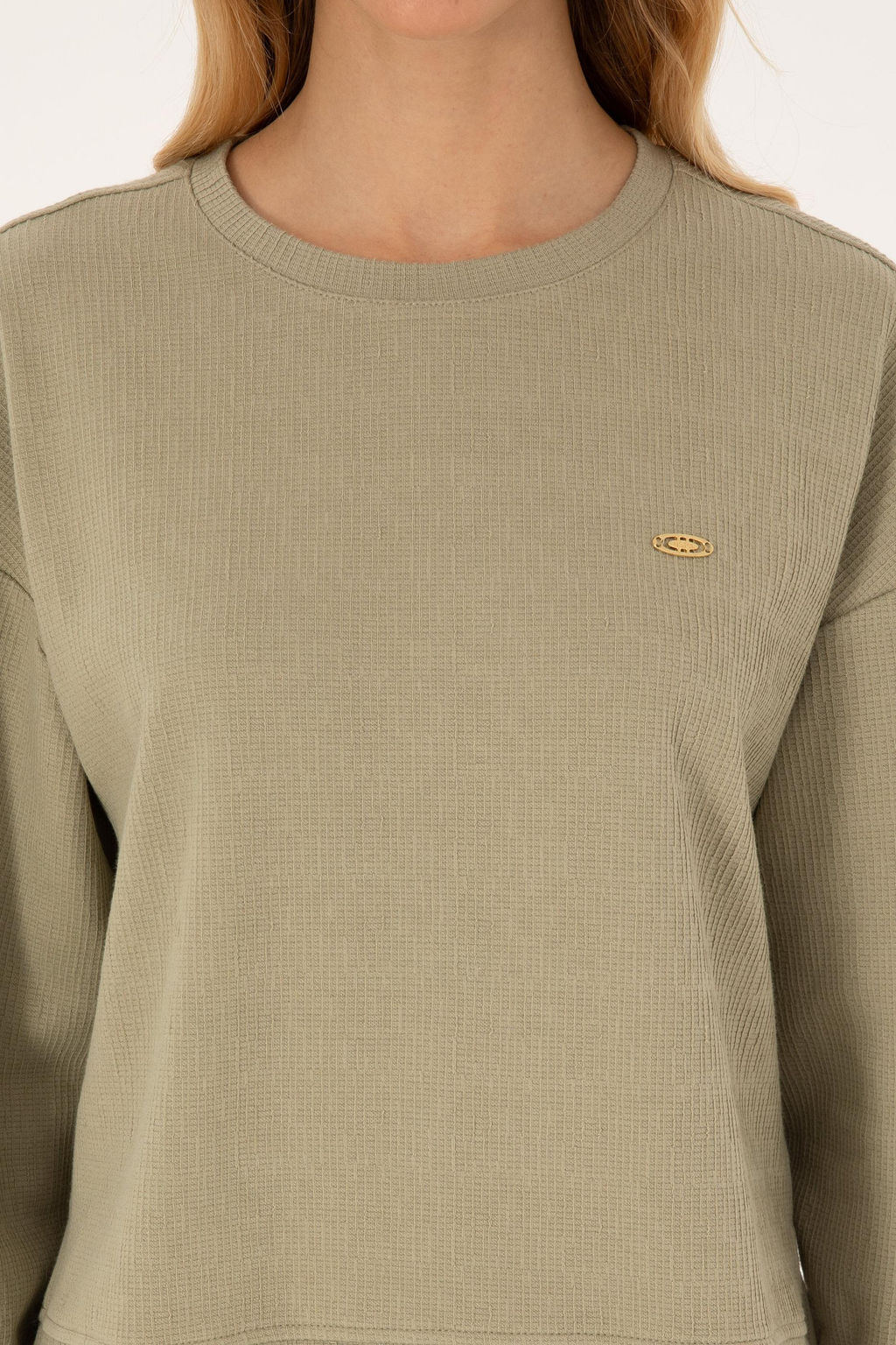 Kad_n A__k Haki Sweatshirt - U.s. polo assn фото 6