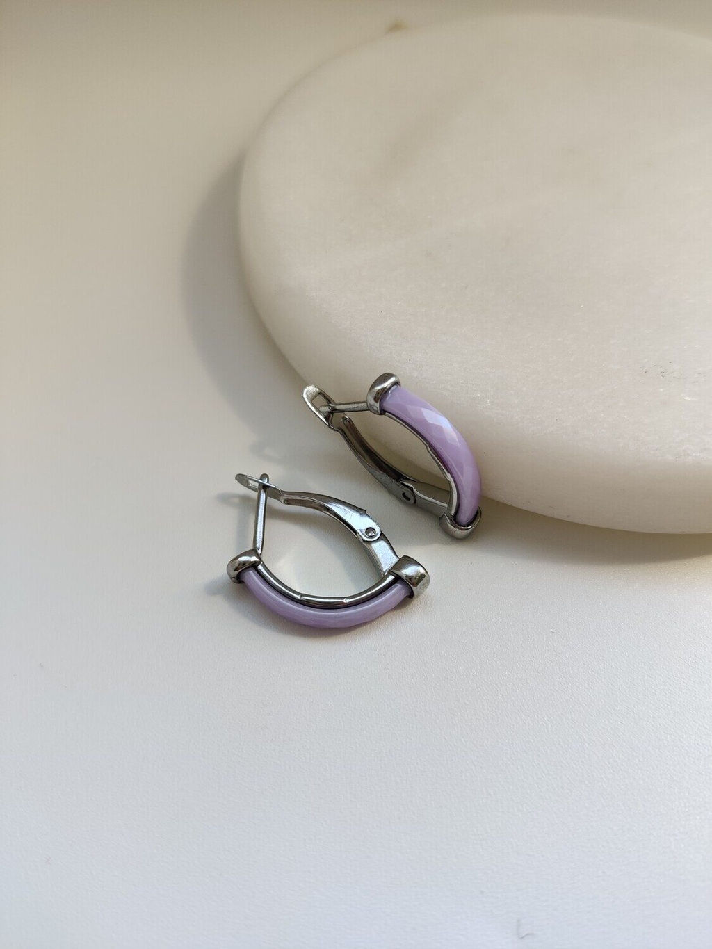 Серьги с керамикой