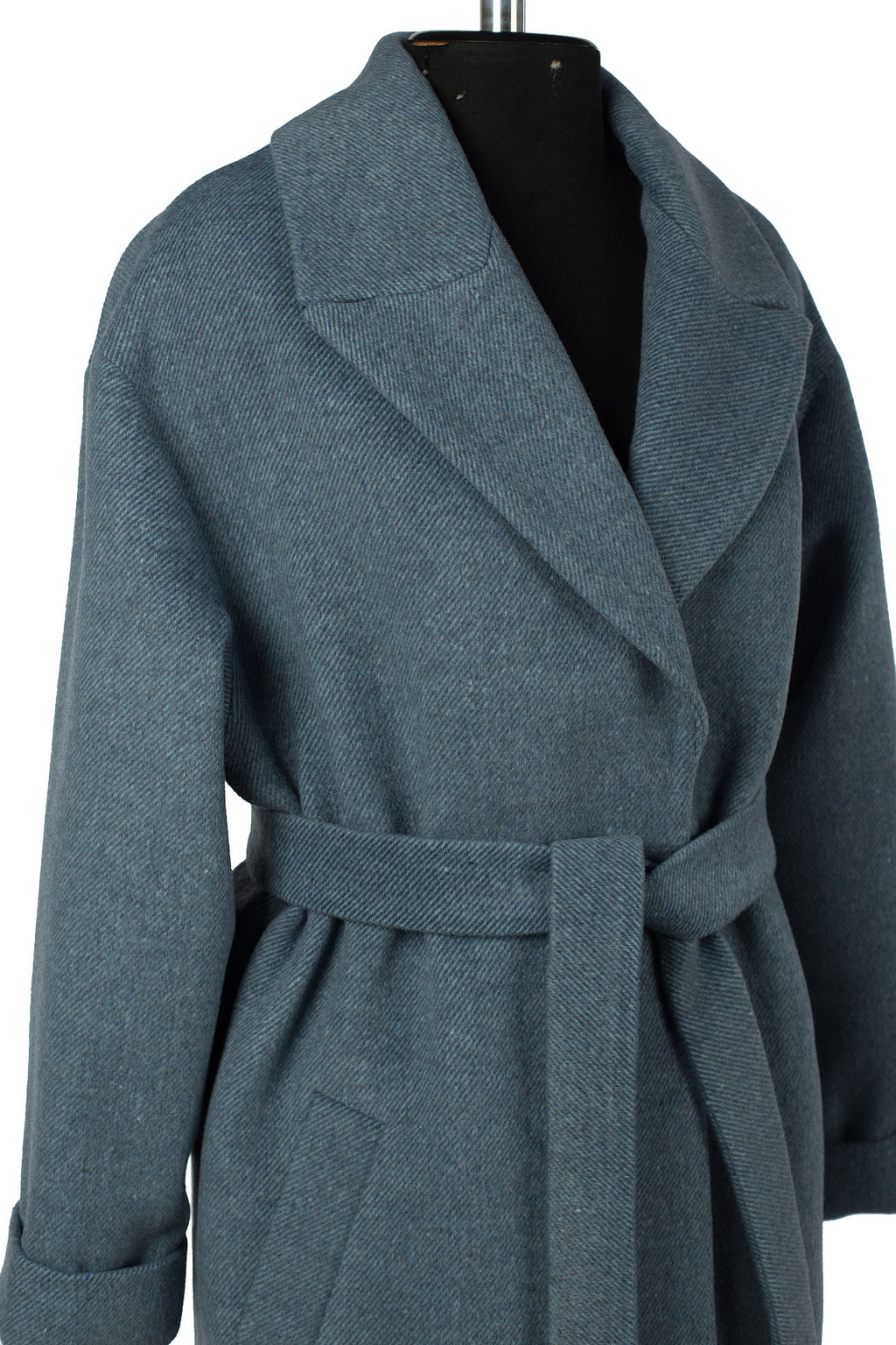 Пальто женское демисезонное (пояс) - El podio фото 12