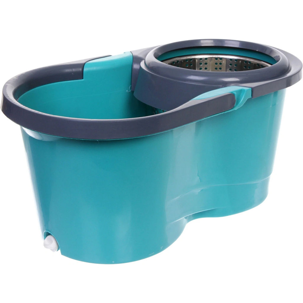 Набор для уборки "Селфи" Юла (ведро с отжимом, швабра, две насадки) в цветной коробке