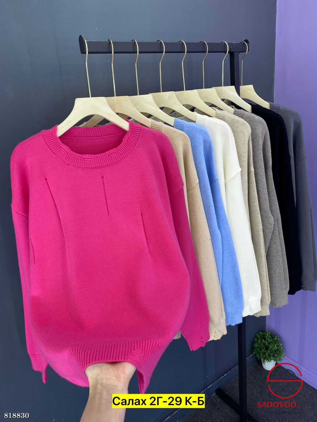 Свитер женский однотонный - Bruno фото 6