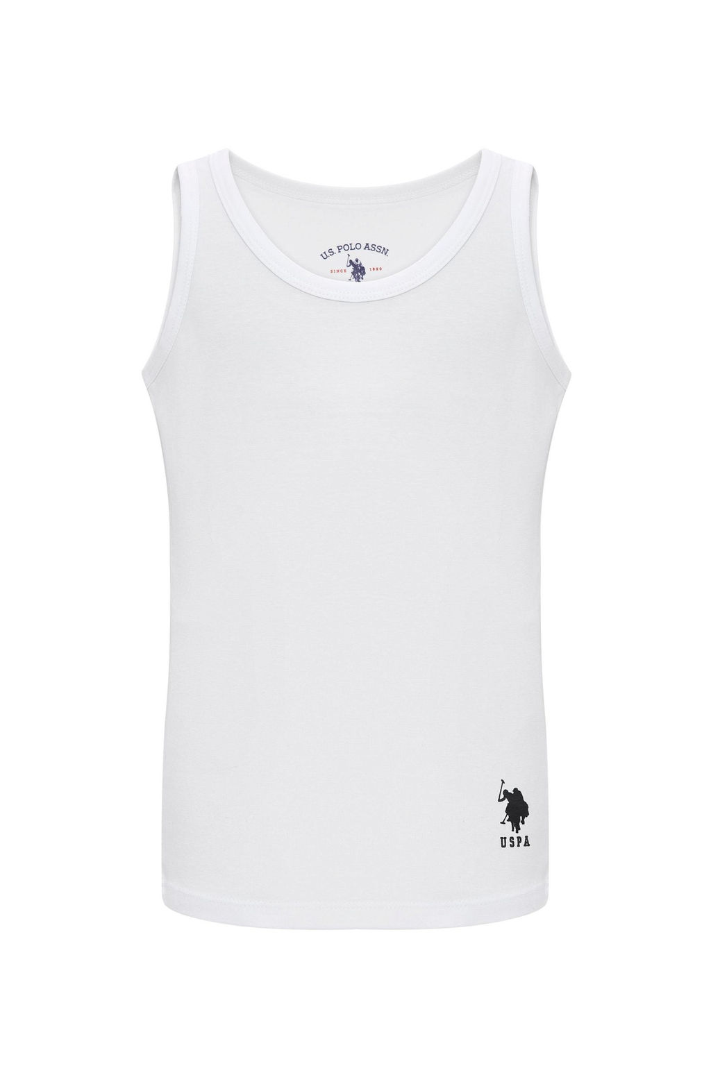 Белый верх нижнего белья для мальчика Неожиданная скидка в корзине - U.s. polo assn фото 2