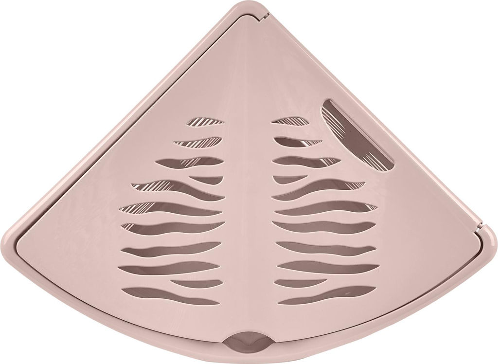 Корзина для белья угловая "Зебра", "AQUA" 40 л арт. Р1700, BQ1700