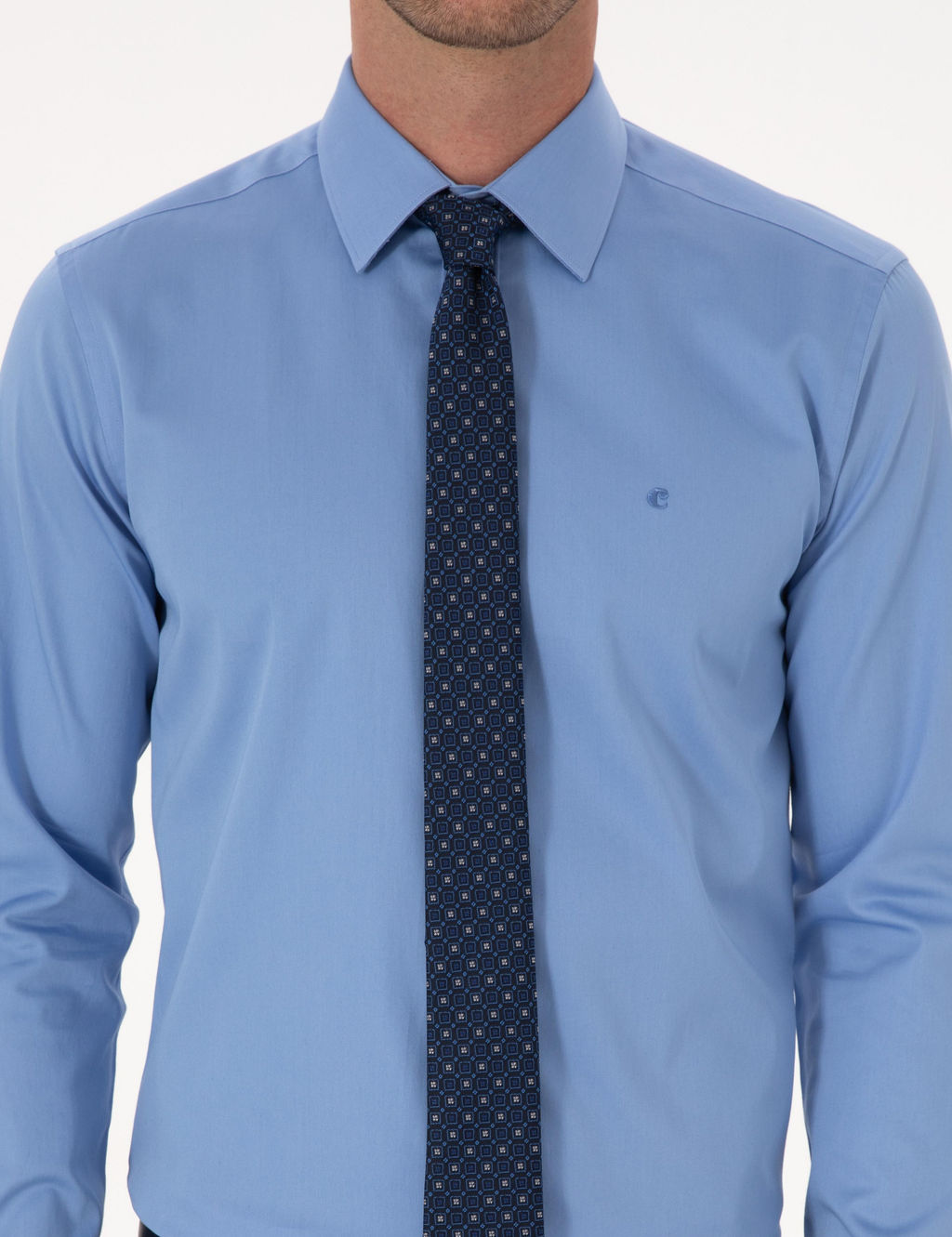 Saks Slim Fit Uzun Kollu Basic G_mlek - Cacharel фото 6