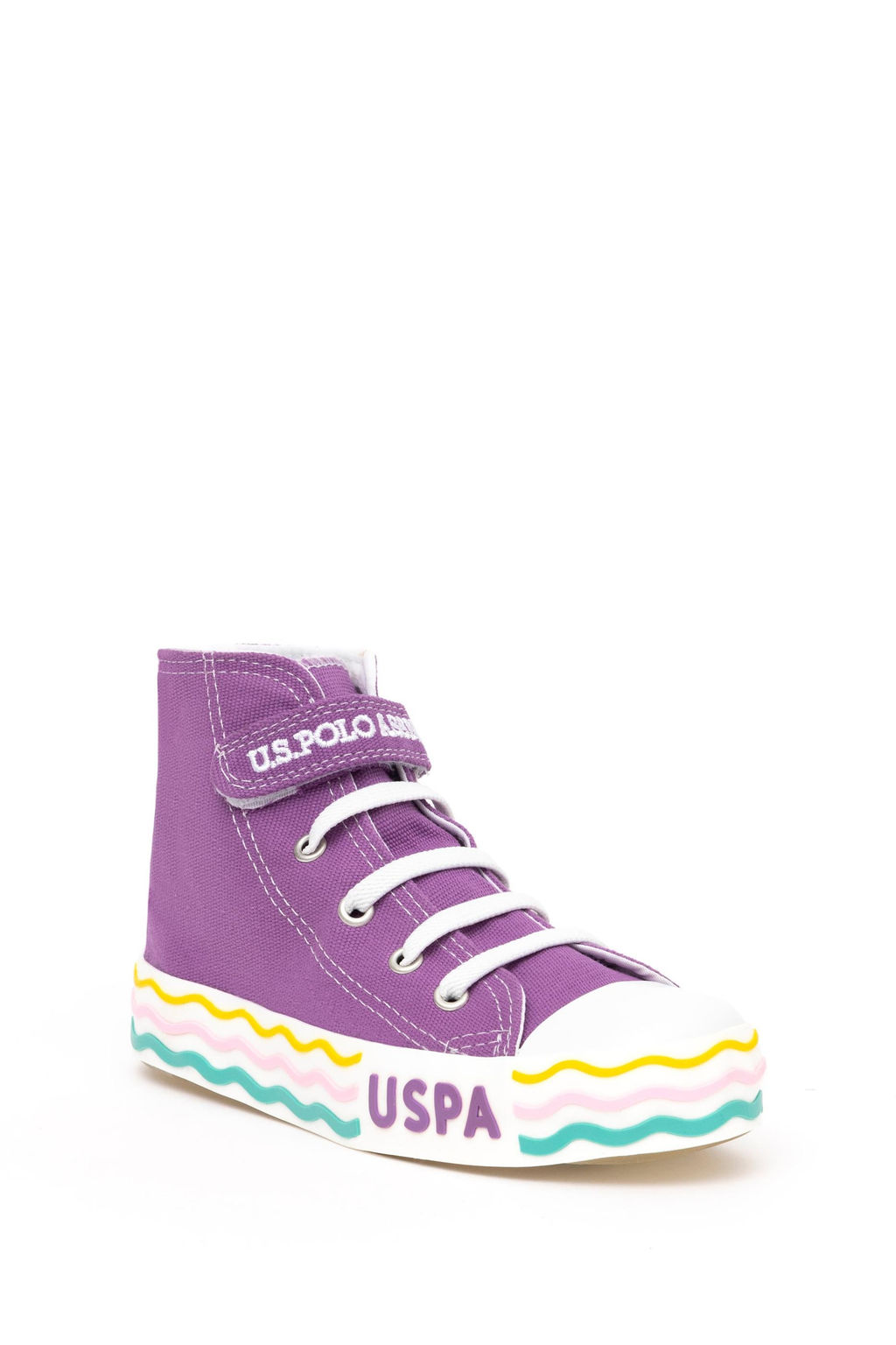 Фиолетовые спортивные туфли для девочек - U.s. polo assn фото 8