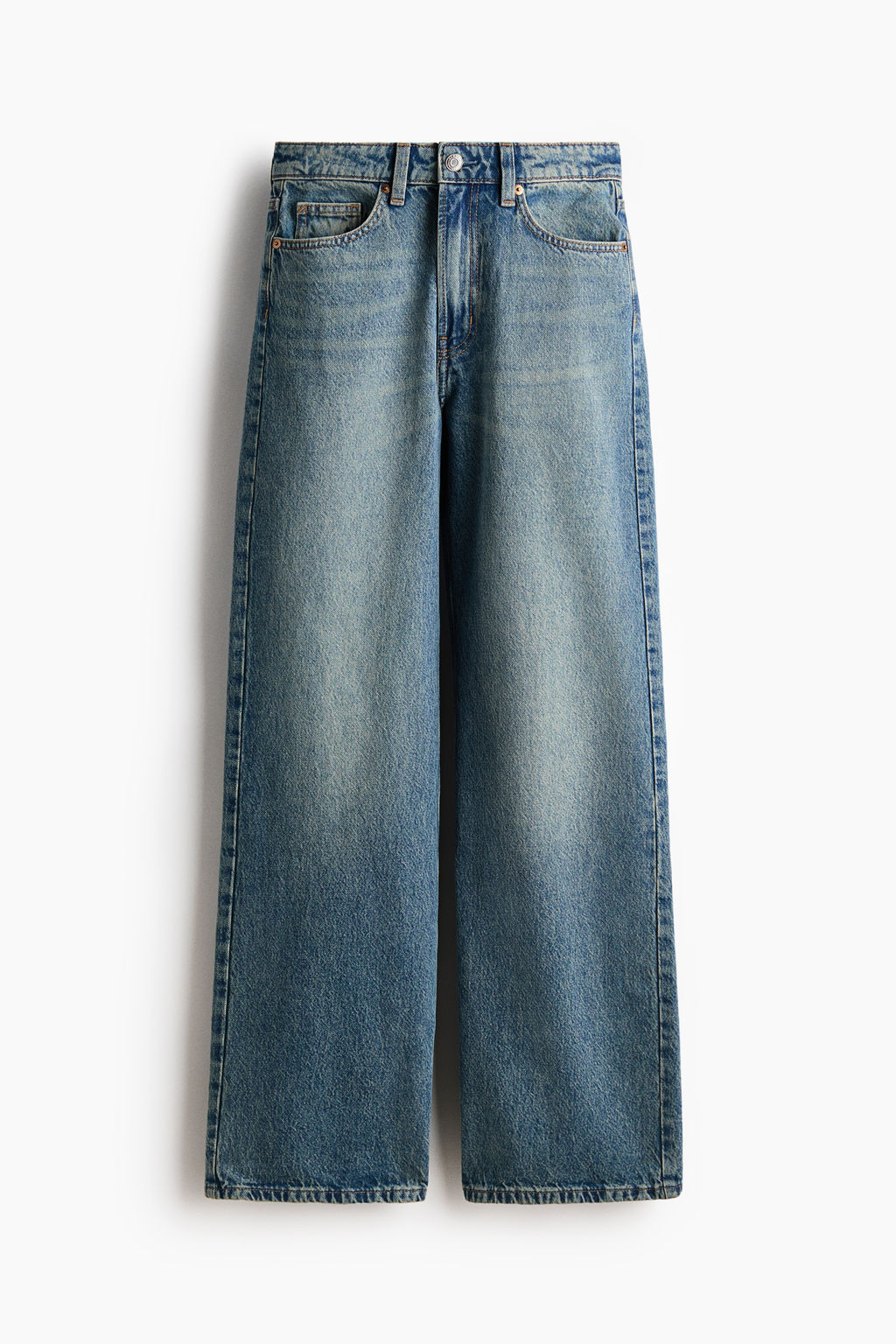 Wide High Waist Jeans - H&m фото 11