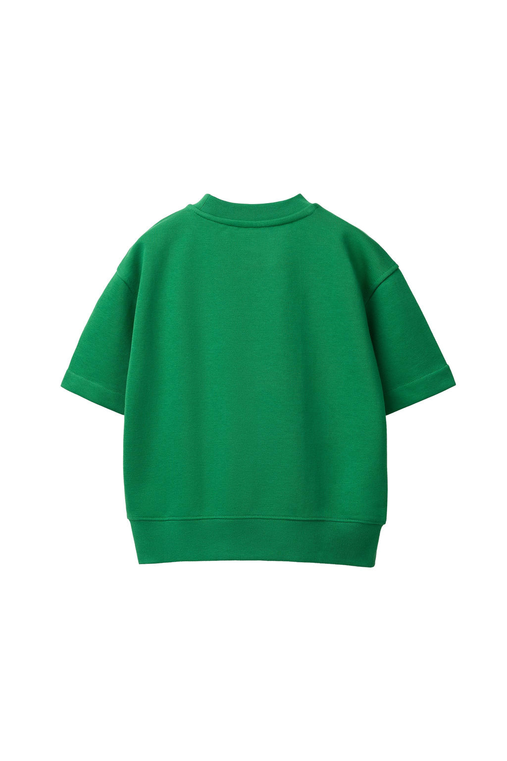 SUDADERA MANGA CORTA TEXTO RELIEVE / Verde - Zara фото 7