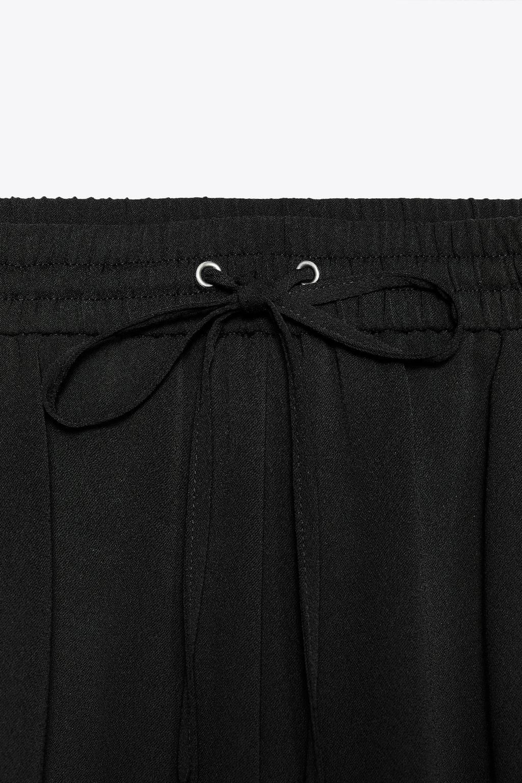 FLOWING PYJAMA-STYLE TROUSERS - Zara фото 9