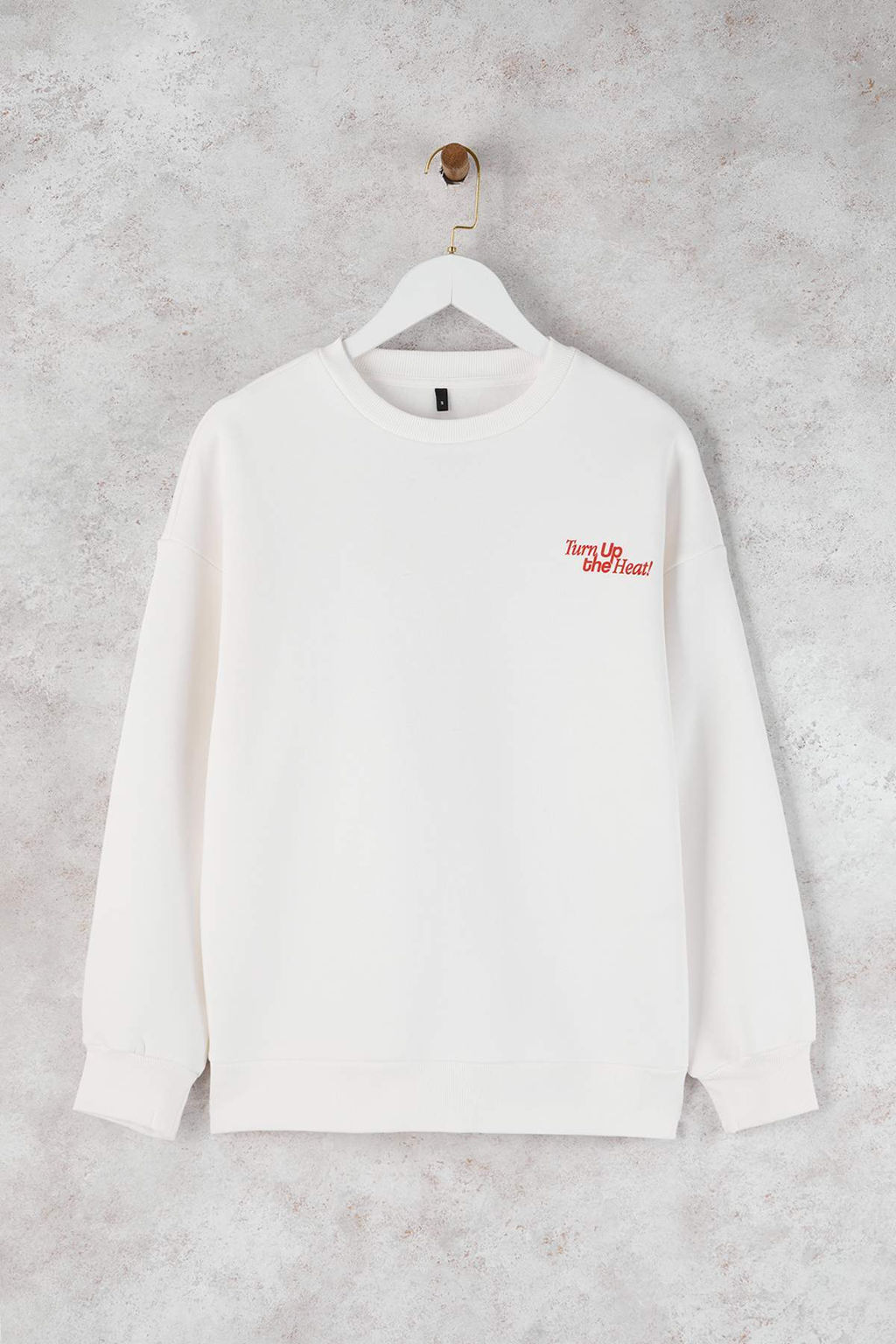 Teen Ekru Orme Sweatshirt TWOAW26SW00188