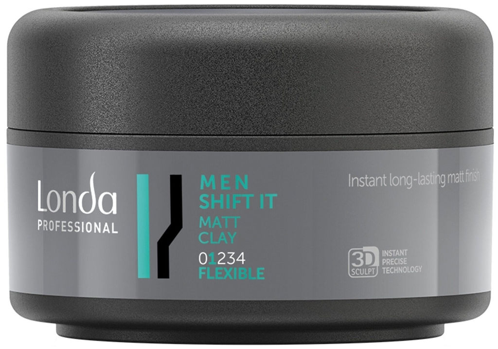 -16% Глина матовая мужская для волос эластичной фиксации SHIFT IT, 75 мл LONDA - Londa professional фото 2