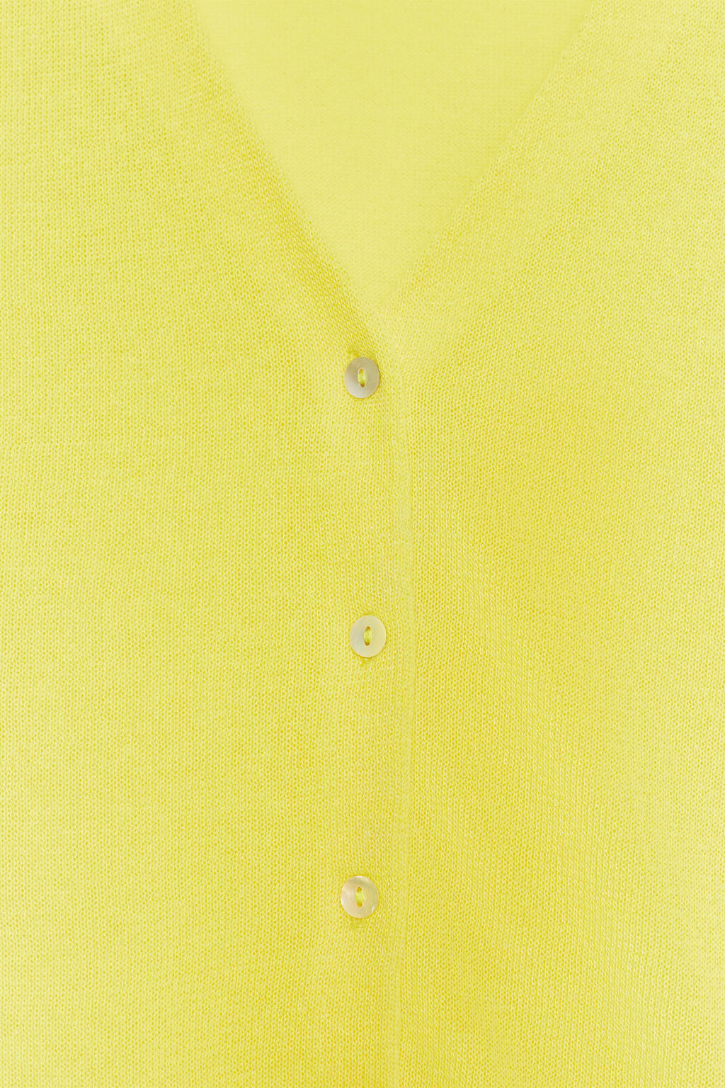 CHAQUETA PUNTO FINO / Amarillo