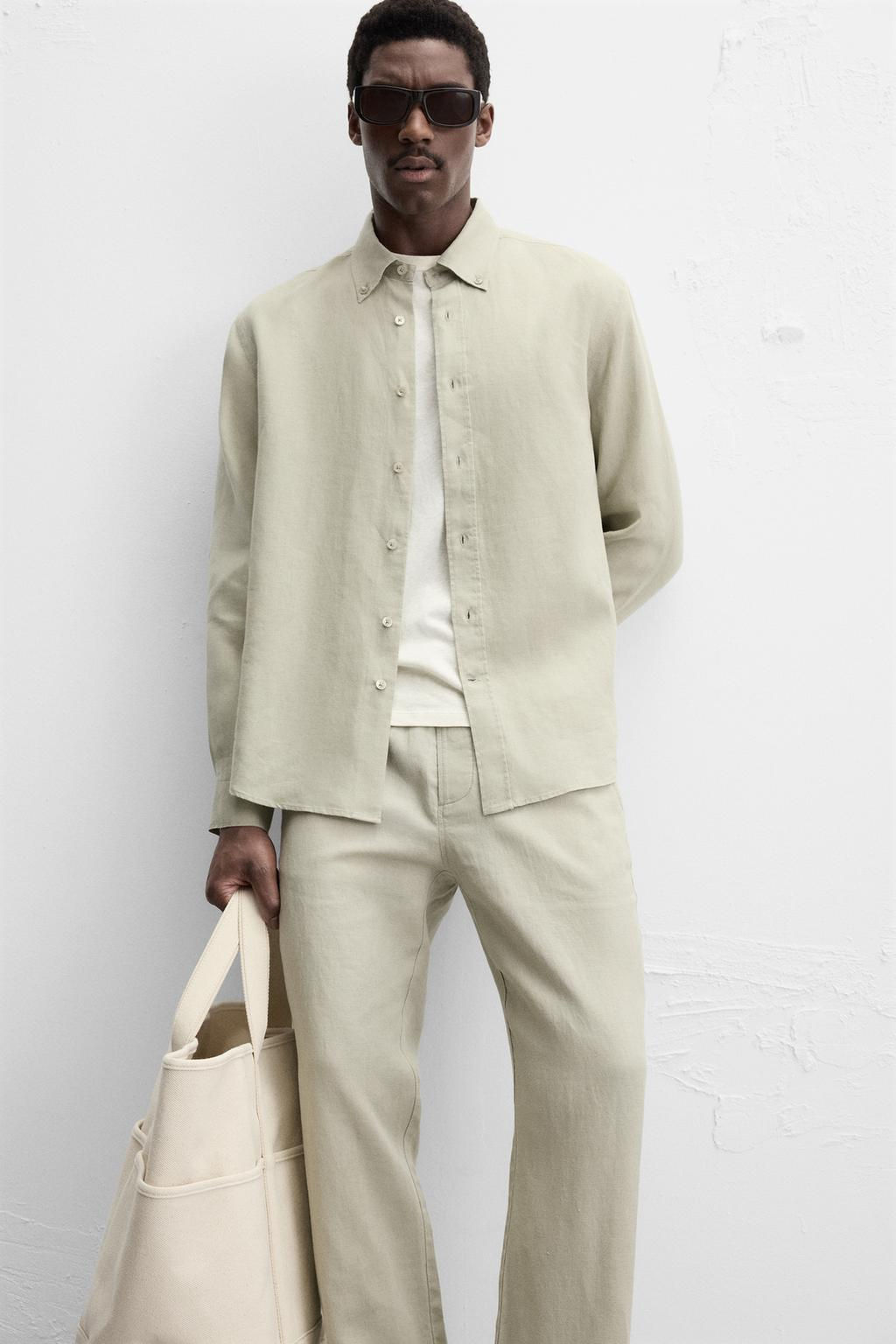 100% LINEN SHIRT - Zara фото 5