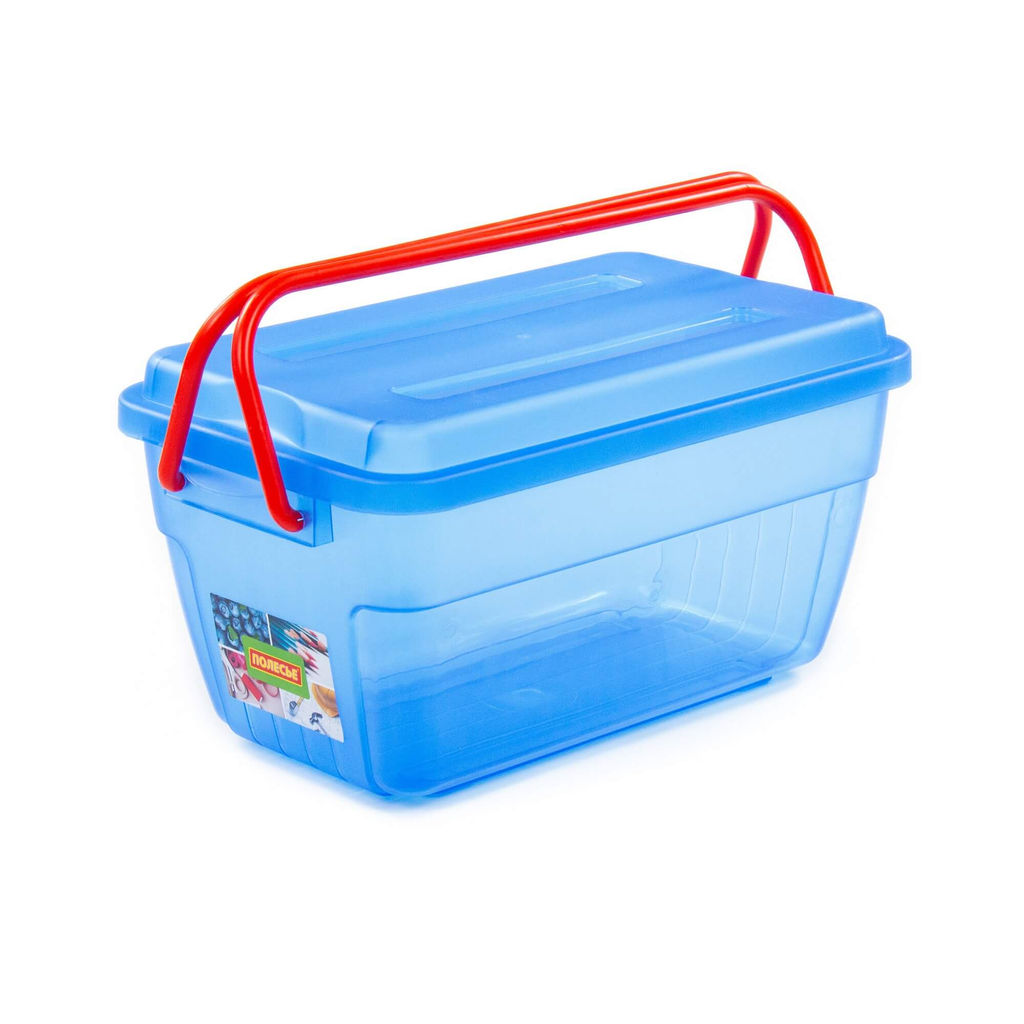 Ёмкость №53 для хранения с крышкой, 350х215х190 мм, 9 литров - Полесье фото 3