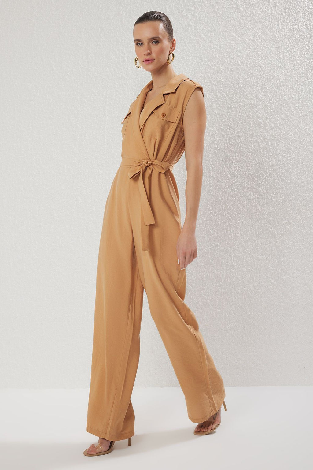 Trendyolmilla Camel More Sustainble Modal Kusakl? Genis Paca Tulum TWOSS25TU00030  фото 2