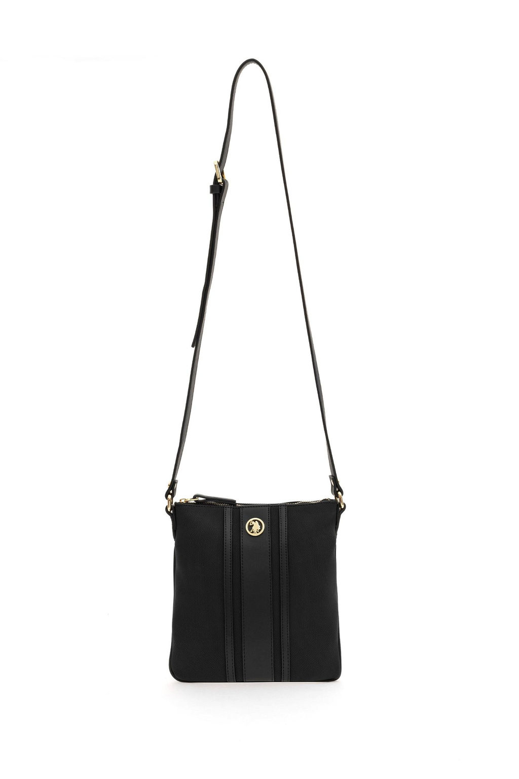 Женская черная сумка через плечо - U.s. polo assn фото 6