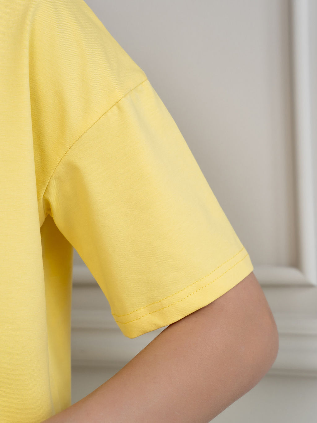 Футболка унисекс Оверсайз, цв. Желтый