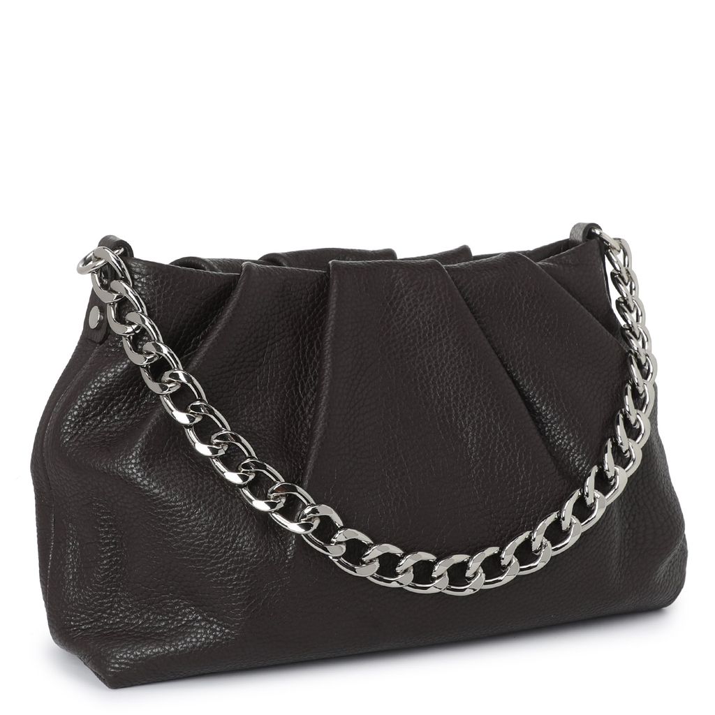 Женская сумка на плечо DIVAS BAG Артикул 3206799, темно-коричневый  фото 3