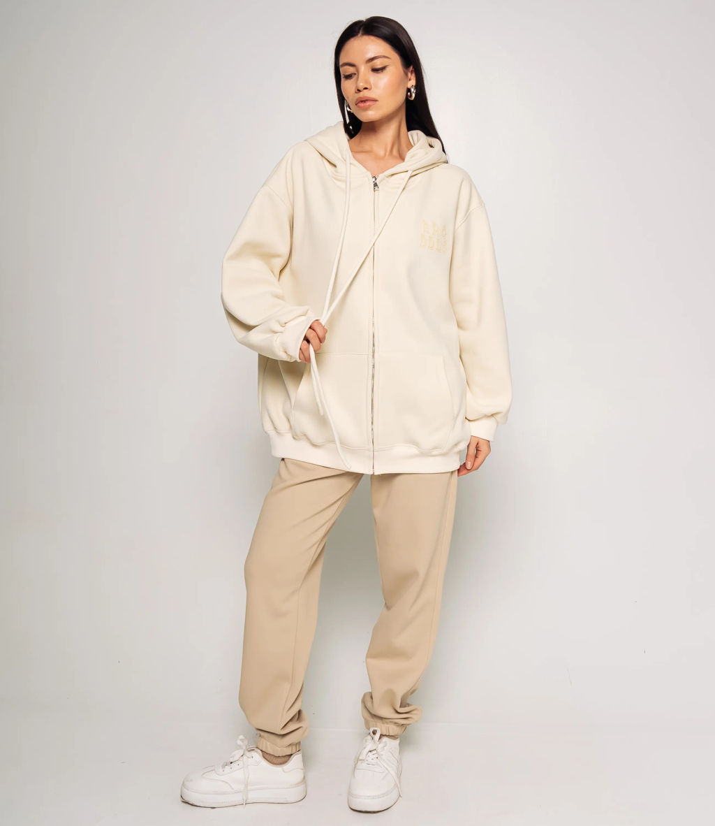 Толстовка #КТ001 (13), кремовый