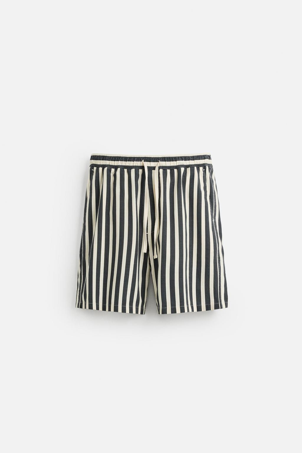 JACQUARD TEXTURED BERMUDA SHORTS - Zara фото 6