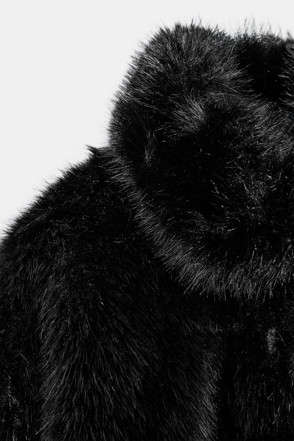 SHORT FAUX FUR COAT - Zara фото 10