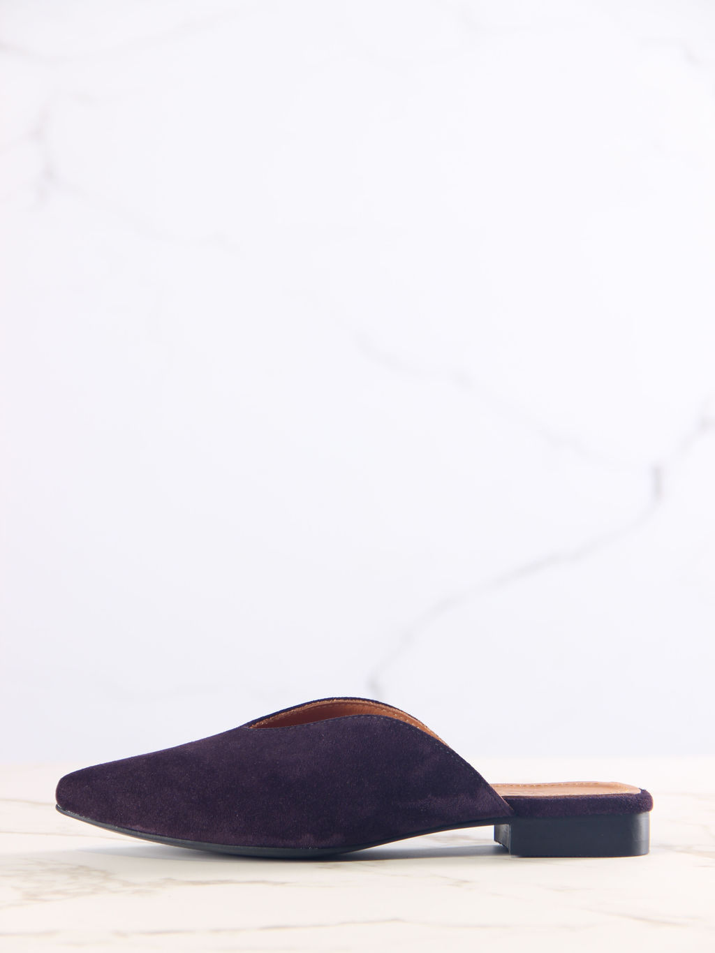 Мюли 1001.34104bl.Сливовая замша