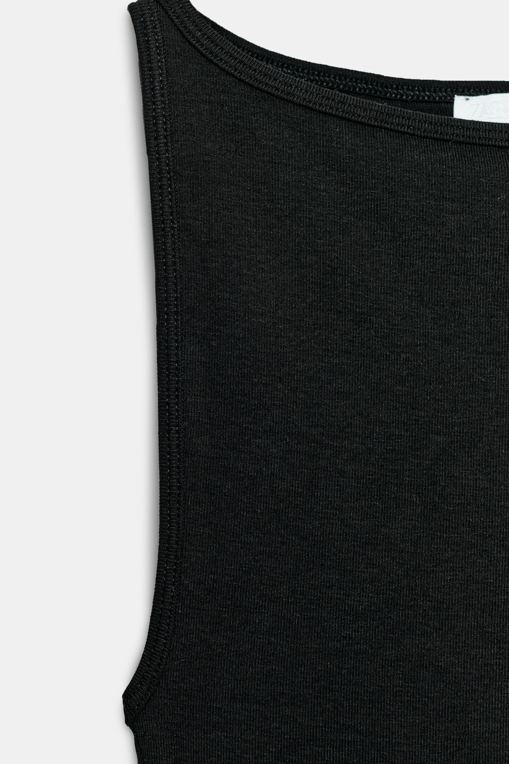 CAMISETA MINIMAL MANGA SISA / Negro - Zara фото 6