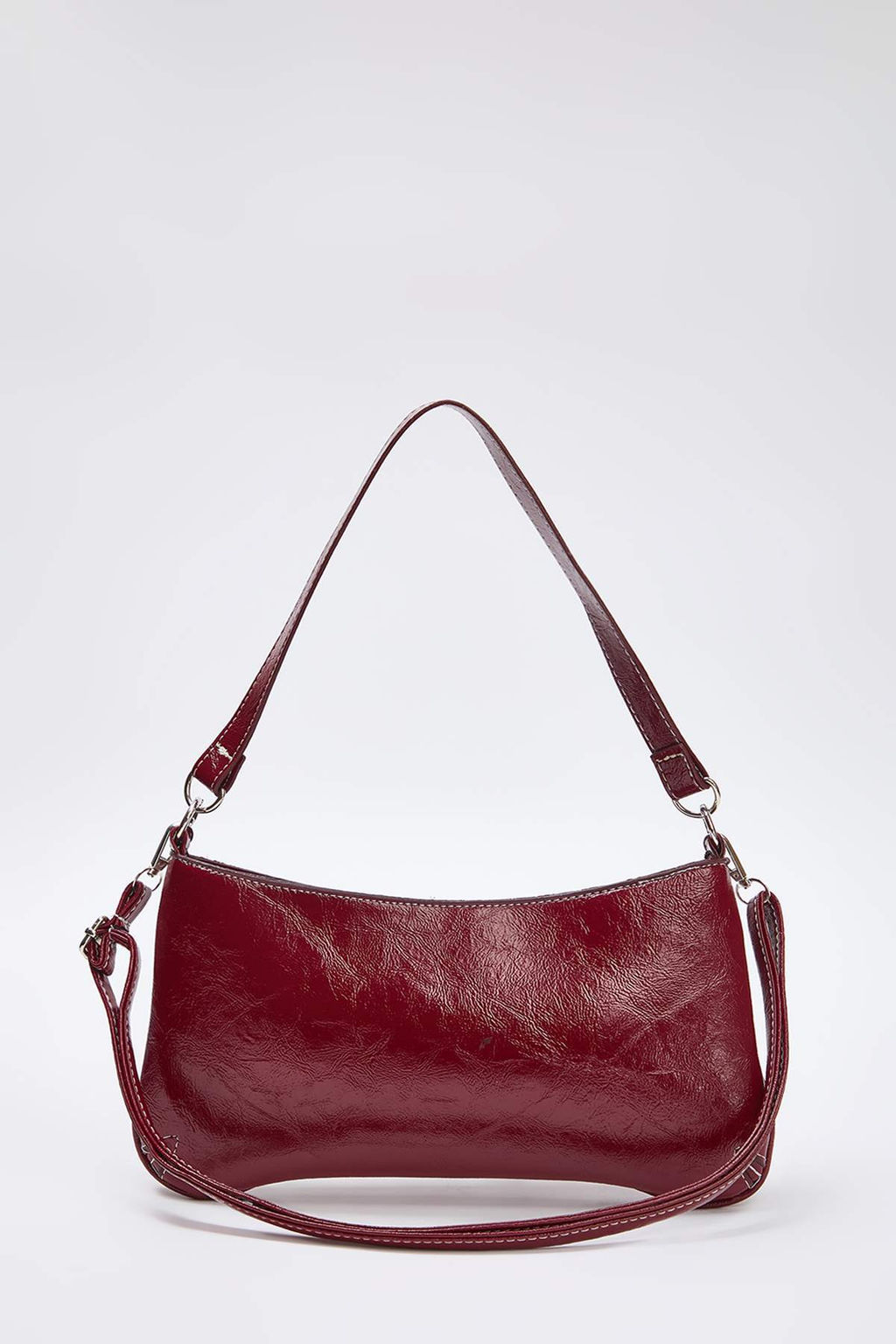 Bordo K?r?s?k Cilt Kad?n Mini Omuz Cantas? TAKAW26OC00080