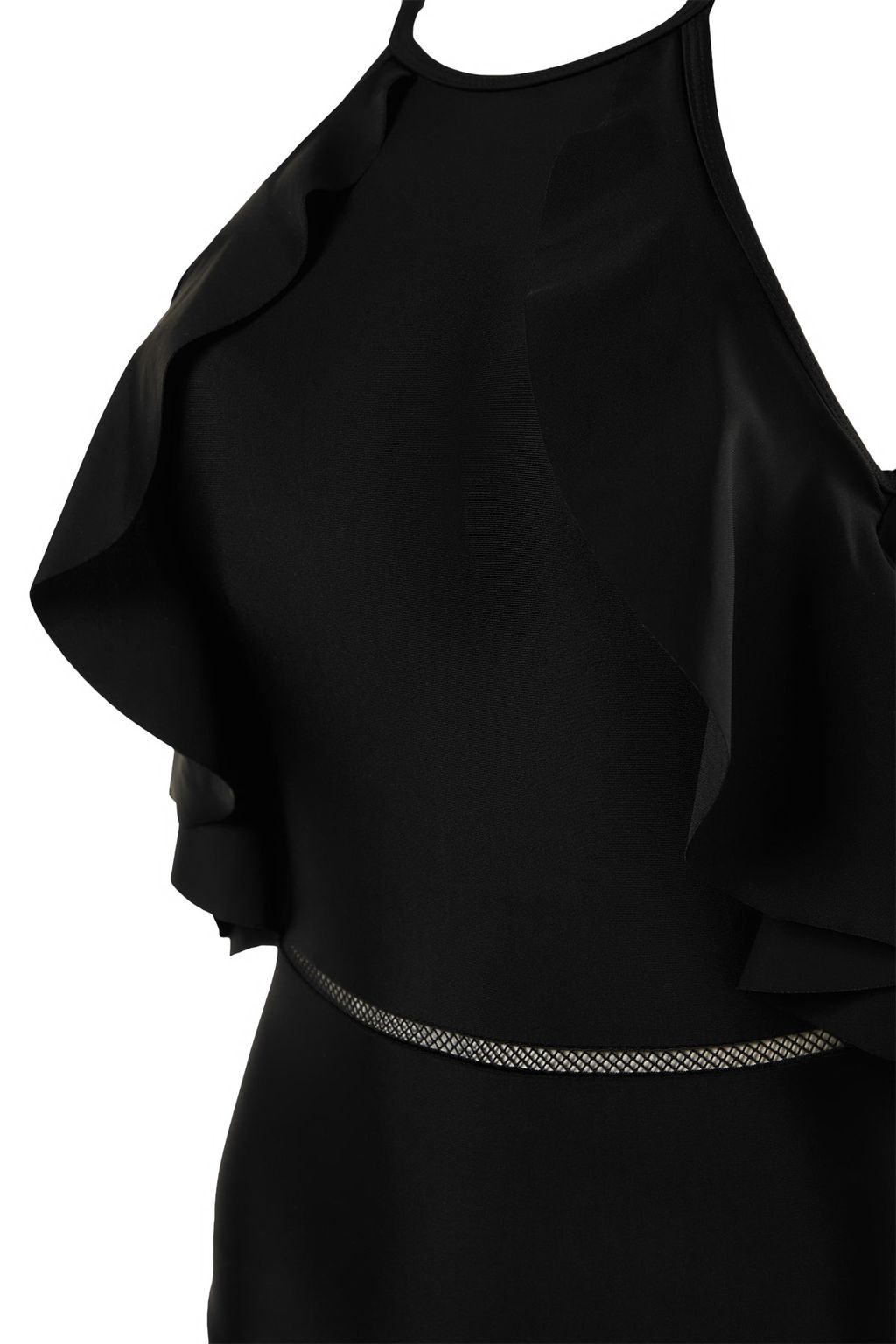 TRENDYOLMILLA Siyah Halter Yaka F?rf?rl? Regular Mayo TBESS20MA0297 фото 5