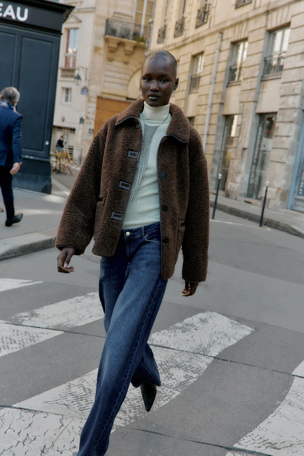 REVERSIBLE DOUBLE-FACED COAT