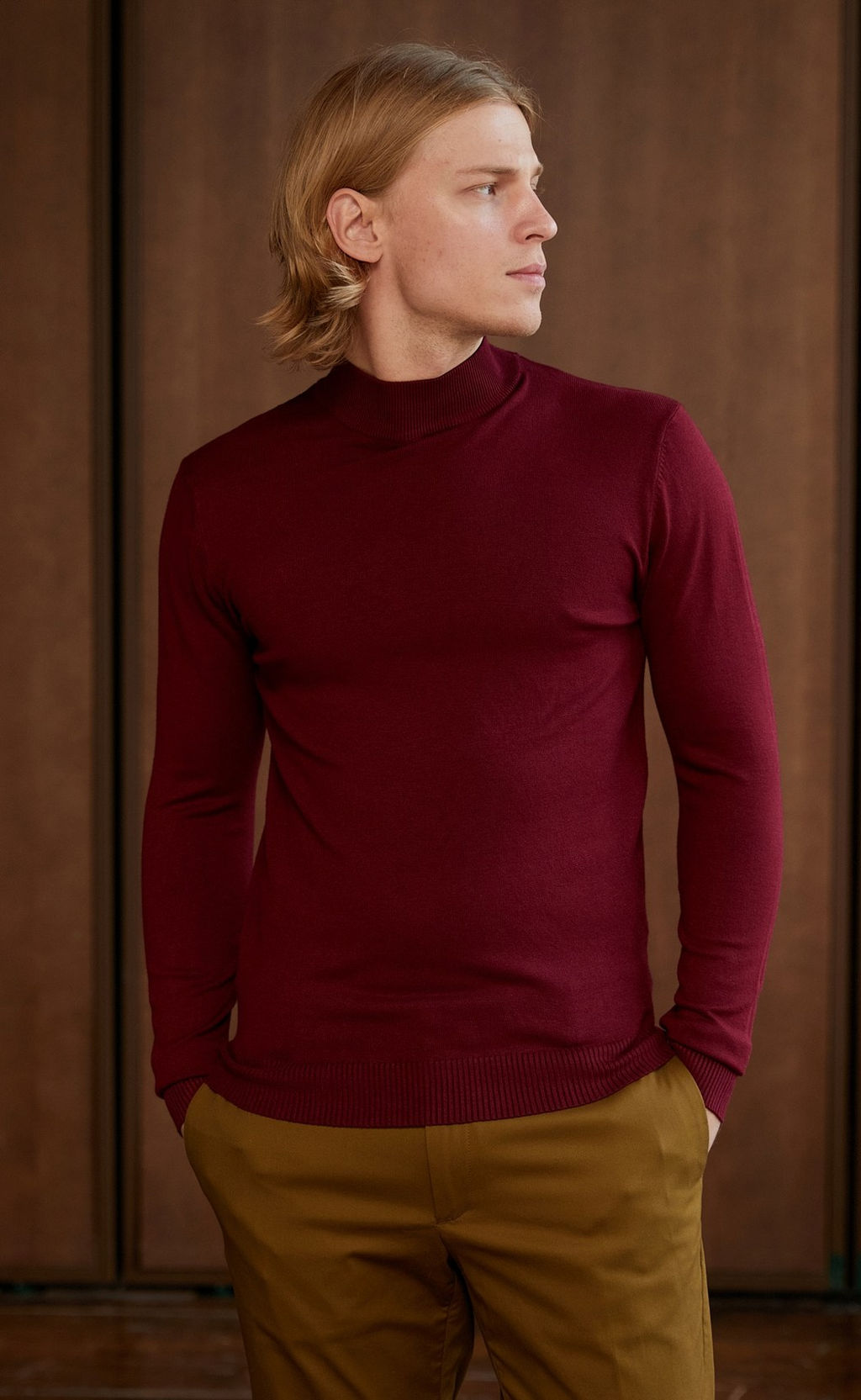 Водолазка F121-01-870 bordo - Fine joyce фото 5