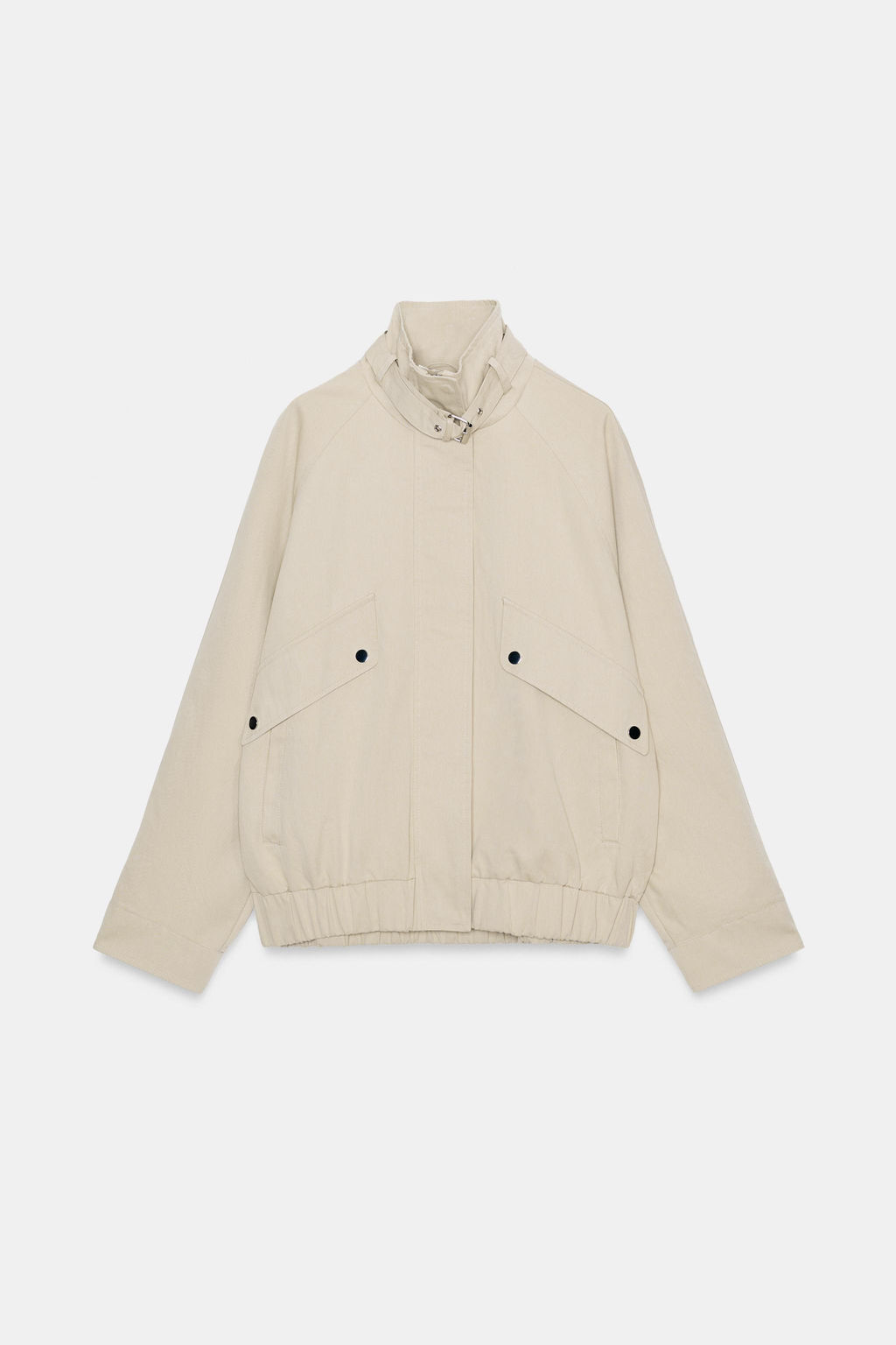 OVERSIZE HIGH NECK BOMBER JACKET - Zara фото 16
