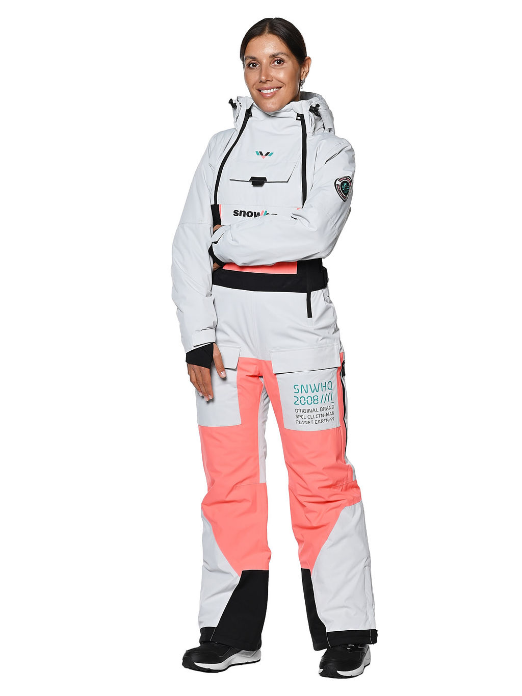 Комбинезон B-9050 Персиковый