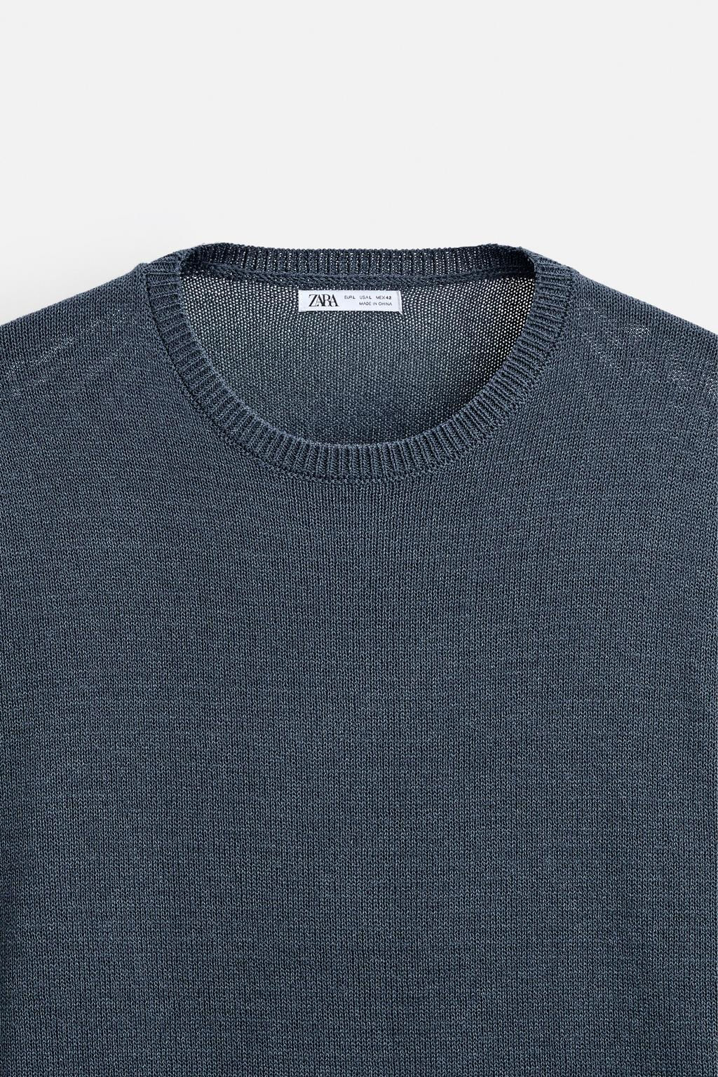 SWEATER WITH RAISED FINISH - Zara фото 9