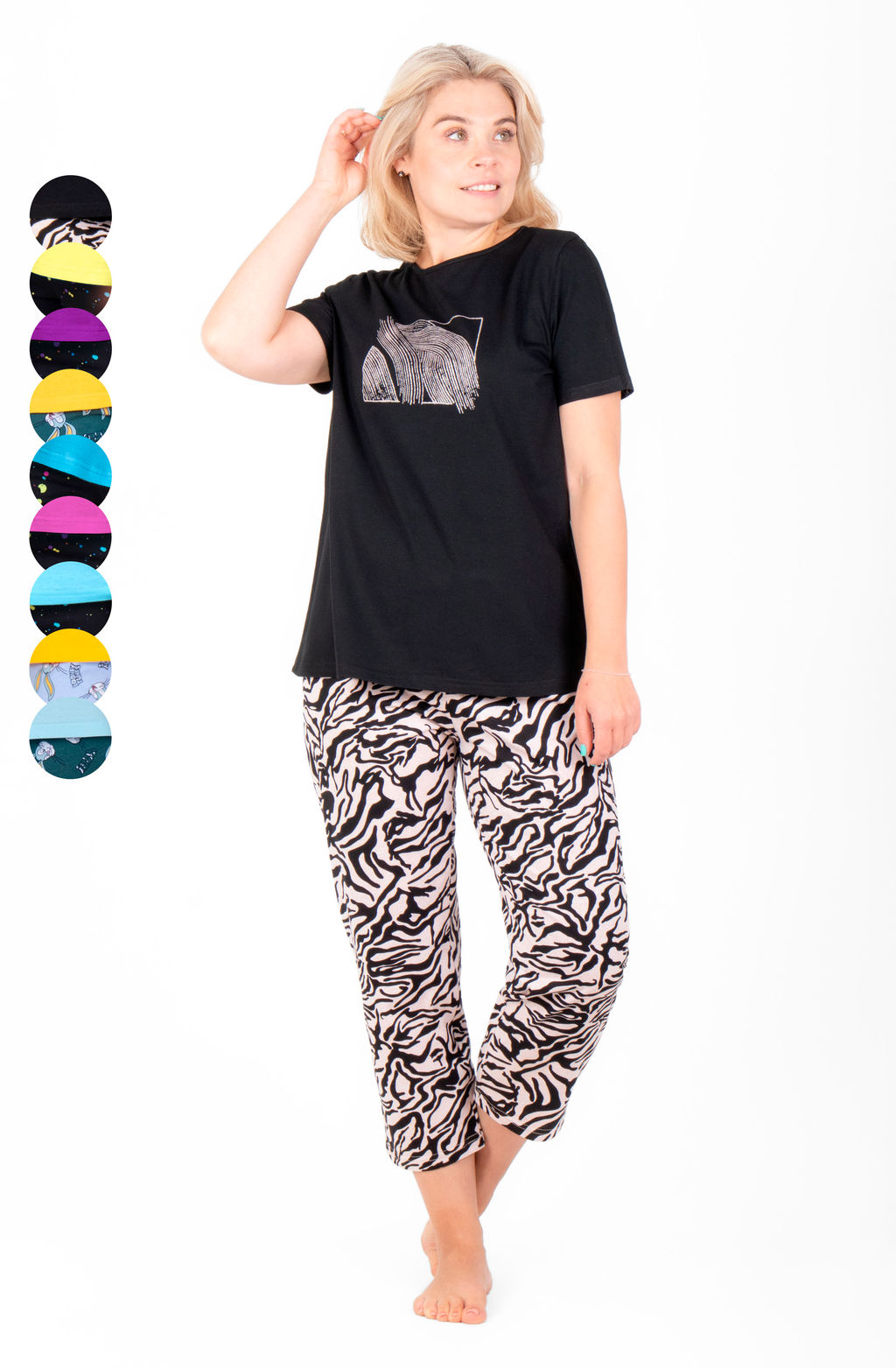 Пижама Галактика П-188А (44-62) кулирка - Лотос фото 9