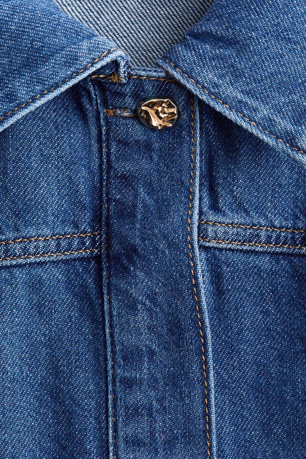 Camisa popover en denim - H&m фото 6