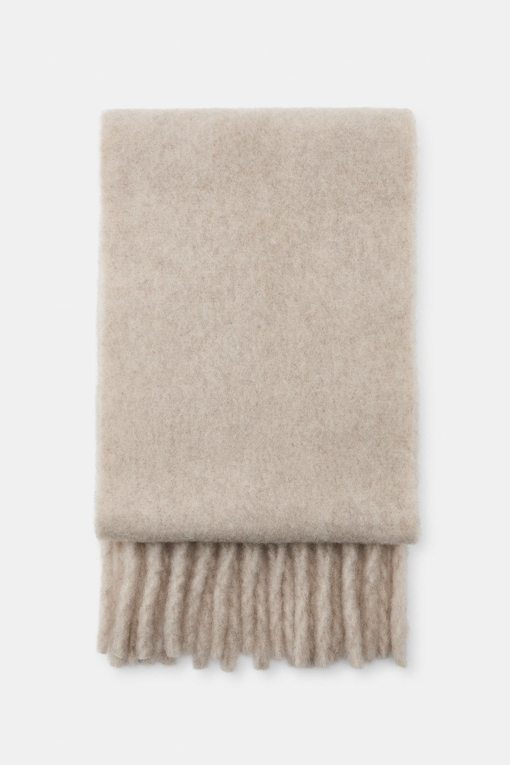 CHUNKY FRINGED SCARF - Zara фото 2