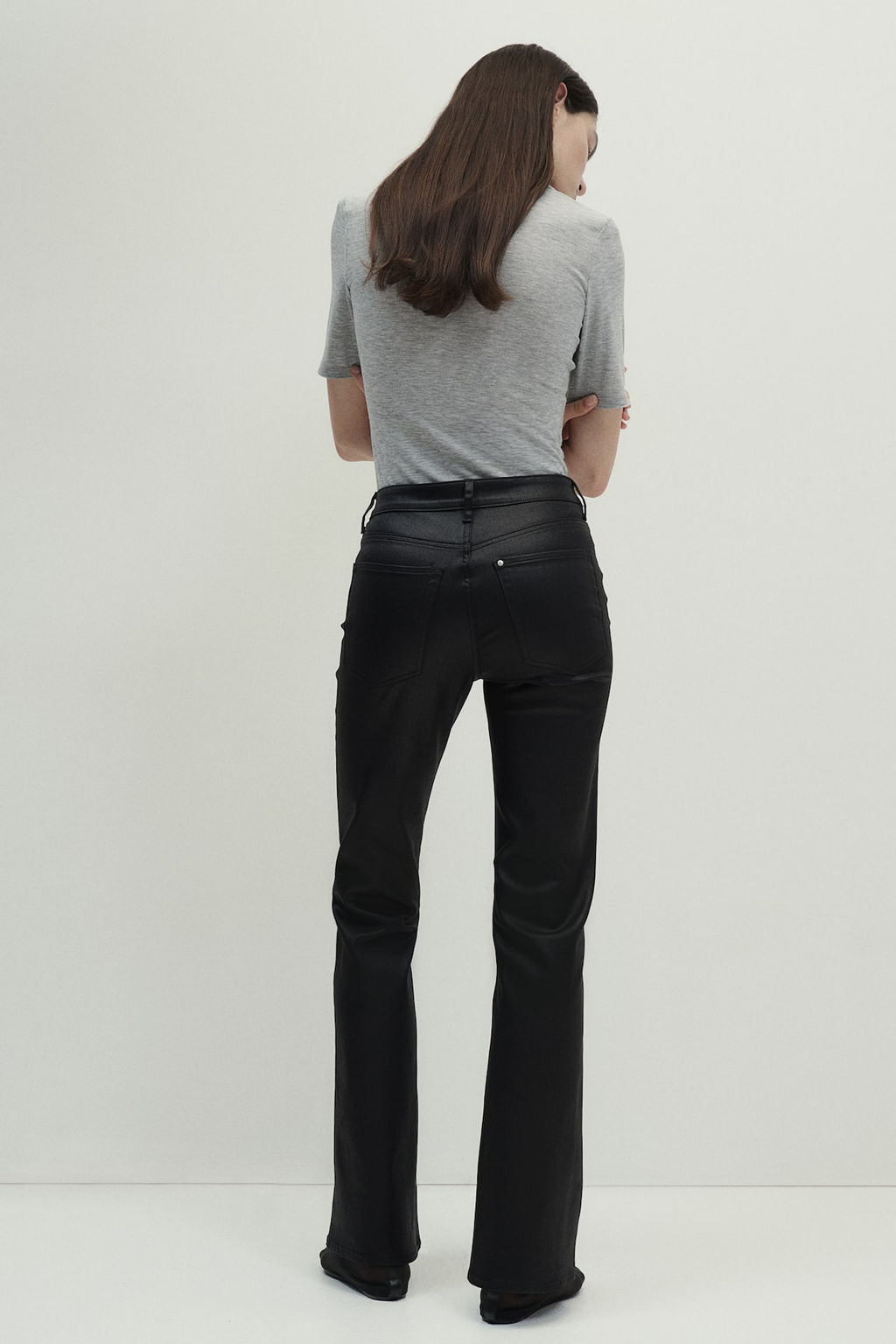 Bootcut High Jeans - H&m фото 4