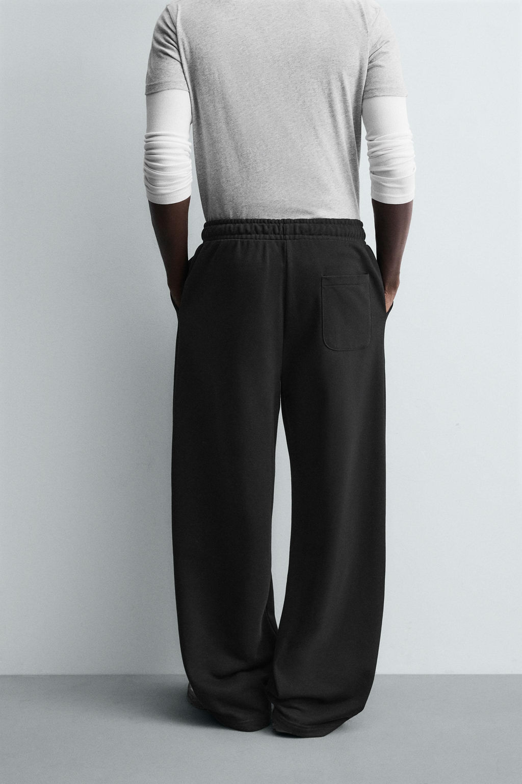 WIDE-LEG JOGGER TROUSERS - Zara фото 13