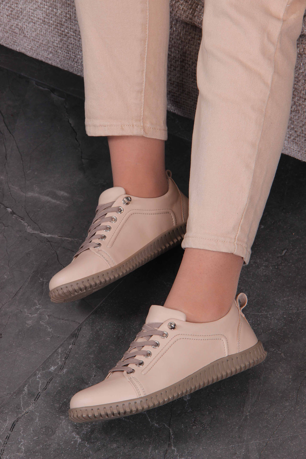 Кеды EDART 158.8000 be. Бежевый - Ed'art фото 2