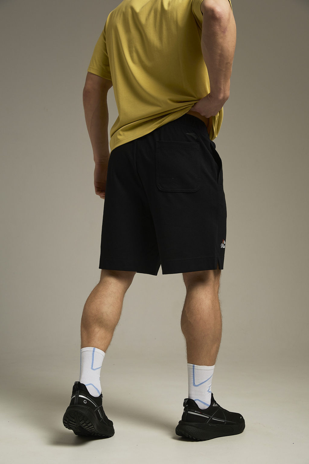 Шорты трикотажные Черный - Anta фото 4