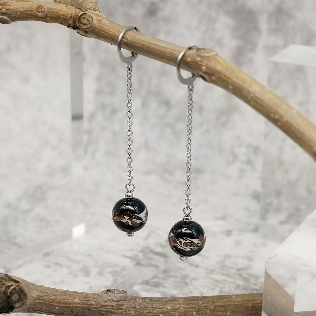 Серьги из муранского стекла