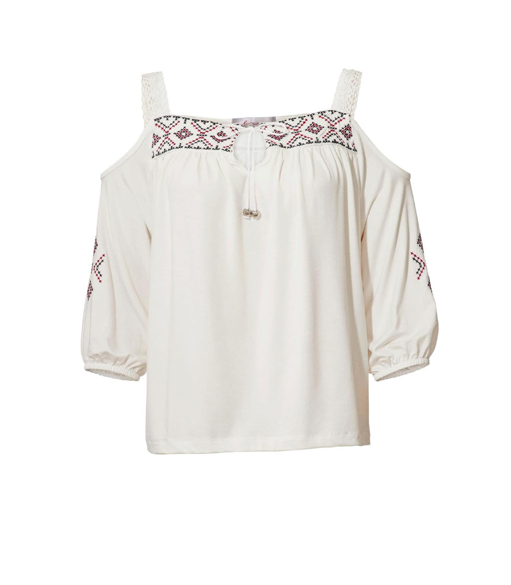 Блузка, экрю - Linea tesini фото 2